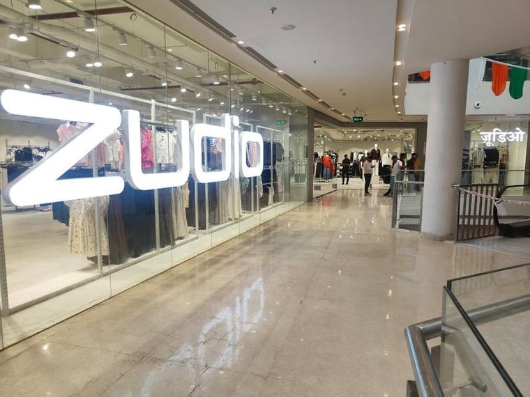 Zudio store trading inside the Boulevard Walk mall, Panvel, Mumbai