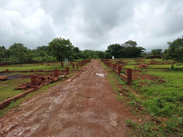 Internal access road through the Oceano plotted development, Malvan, Maharashtra